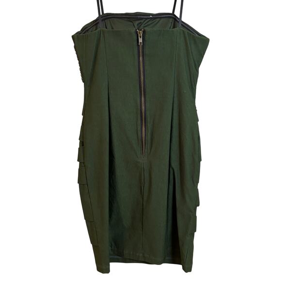 Jodi Kristopher Bandage Dress Womens Sz 5 Cocktail Studded Edgy Grunge Glam Mini - Picture 8 of 12